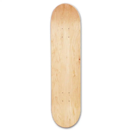 8" Blank Natural Skateboard Deck (8-Layer Maple Double Concave 79x19cm)