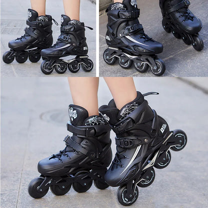 Slalom Professional 4 Wheels Free Skating Adult Inline Roller Skates