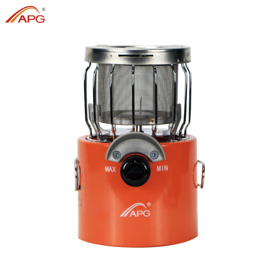 APG Mini 2 In 1 Camping Stove Gas Heater & Cooking System