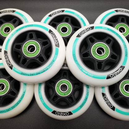 Inline Roller Skate 80A Wheels 80mm (80x24mm) - 8wheels/lot