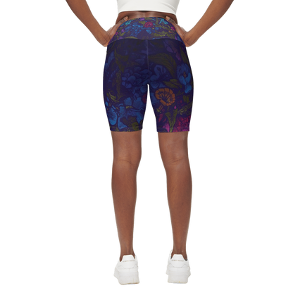 Original Era Women’s 'Nothing Without Love' Floral Bike Shorts