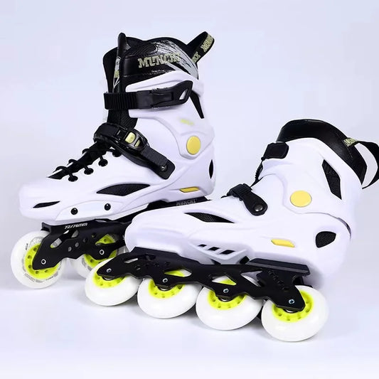 Professional 4 Wheel Fancy Flat Free Skate Inline Roller Skates