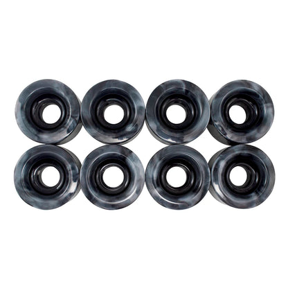 Original Capetos Quad Skate Wheels - 60x40mm  88A Swirl Wheels (Black)
