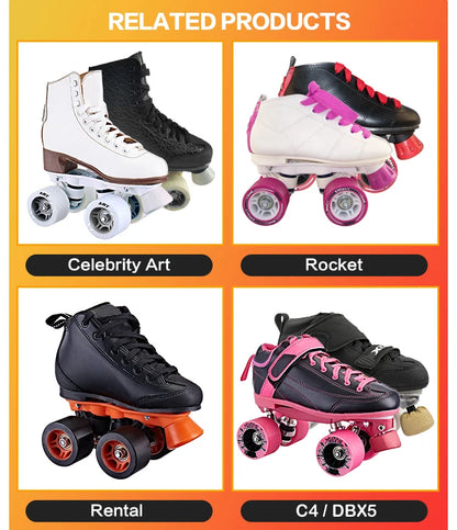 Beginner Indoor Quad Roller Dance Skates