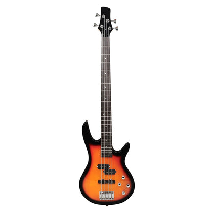 Solid Blue Grain Color, 4 String Electric Bass Guitar