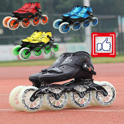 Carbon Fiber Outdoor Inline Racing Speed Skates