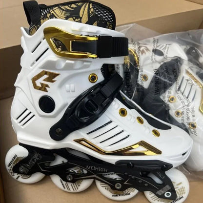 Professional 3 wheels Inline Speed Roller Skates
