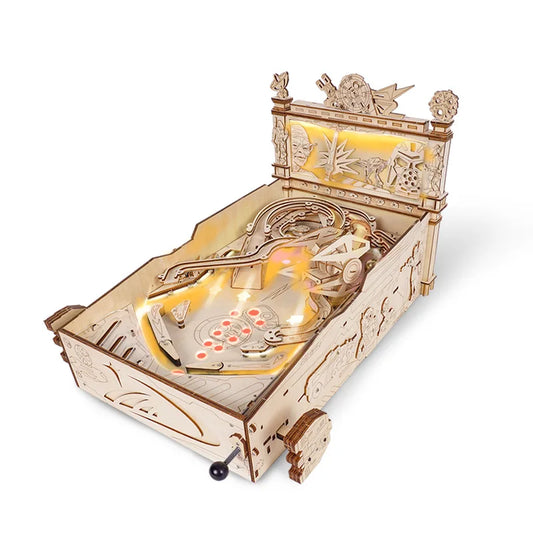 3D Wood Puzzle - Pinball Machine