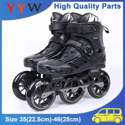 Professional  3 Wheels Inline Roller Blades