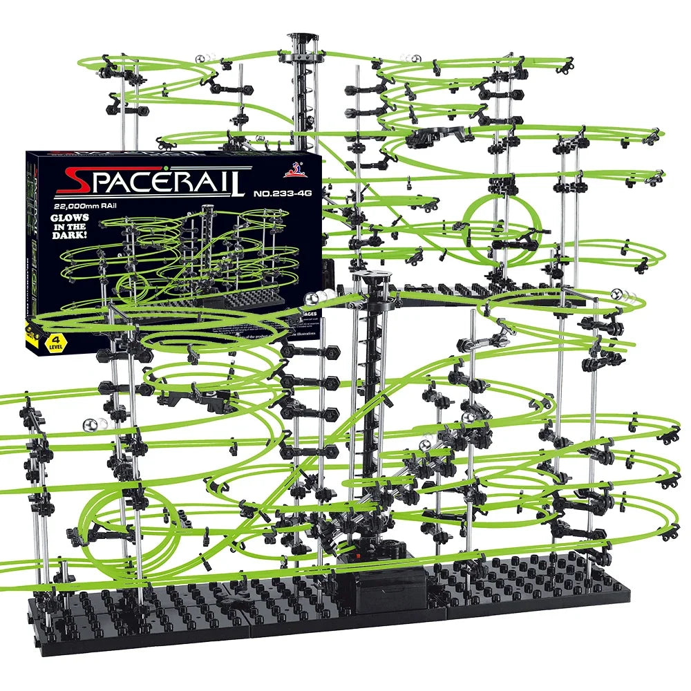 Spacerail Marble Run (Luminous Version)