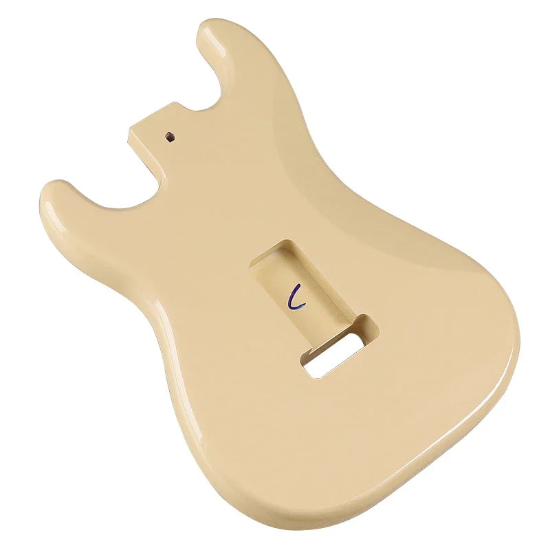DIY Poplar Wood ST High Gloss Finished Guitar Body