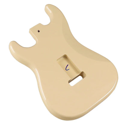 DIY Poplar Wood ST High Gloss Finished Guitar Body