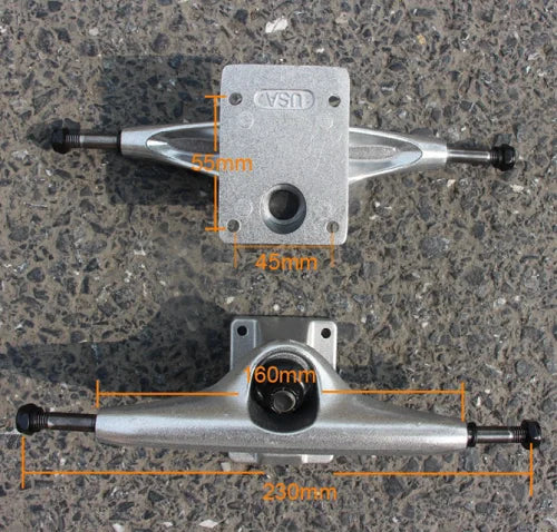 6.25INCH 159mm SURF SKATEBOARD LONGBOARD REAR TRUCK - 2 PCS