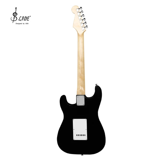 SLADE 39 Inch ST Maple Body Electric 6 Strings Guitar  with Case Amp Strap Guitar Parts & Accessories