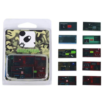Miniature recreational block toy pieces