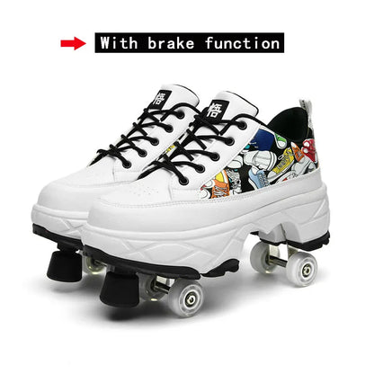 Cartoon Roller Sneakers (Heelys)