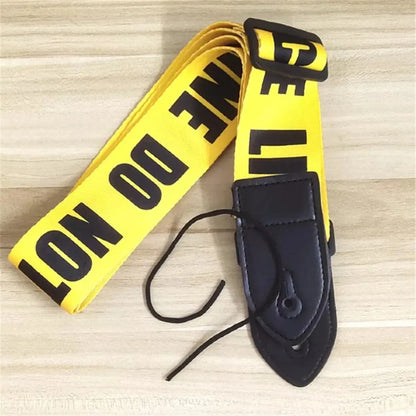 1pc Ethnic Style Widened Acoustic Guitar Strap Leather Head Adjustable Shoulder Strap for Guitar
