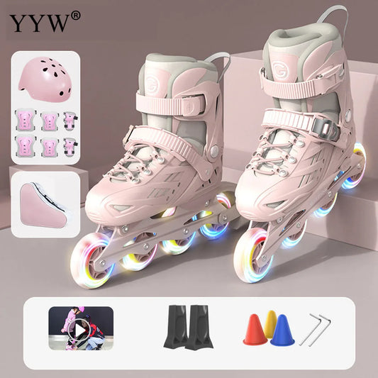 Outdoor 4 Wheels Free Style  Inline Roller Skates