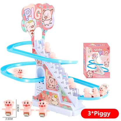 Electric Duck Climbing Stairs Toy