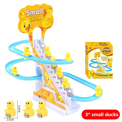 Electric Duck Climbing Stairs Toy