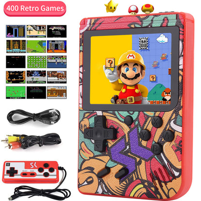 Mini Handheld Retro Game Consoles for Kid with 400 Games