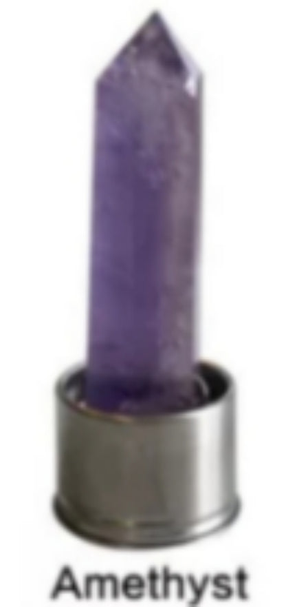 Natural Quartz Gemstone Glass Water Bottle