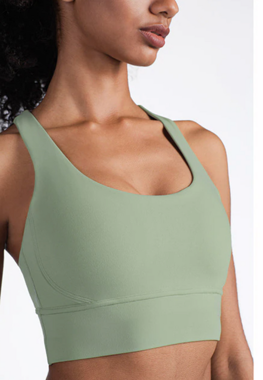 Vnazvnasi 2020 New Fabric Nylon Breathable Women Yoga Tops Bra Solid Color And Sexy Sports Wear Outdoor Exercise Clothes