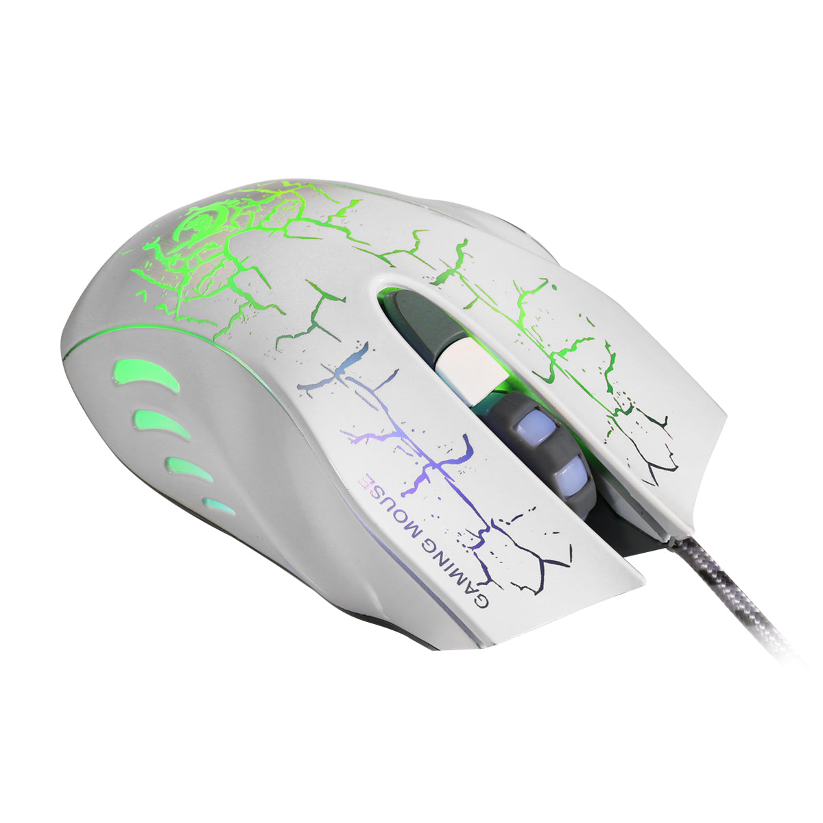 6 Key Colorful Gradient Luminous Wired Mouse