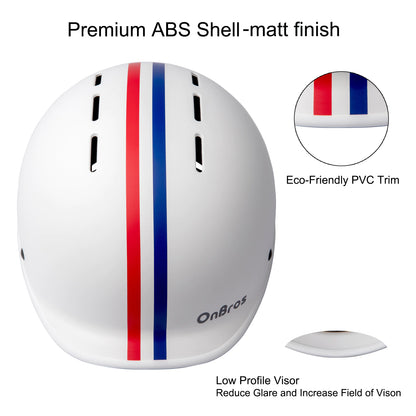 Onbros ABS Shell Urban Bike Helmet for Men and Women Roller Skating Skateboard Cycling Helmets for Kids City Caps