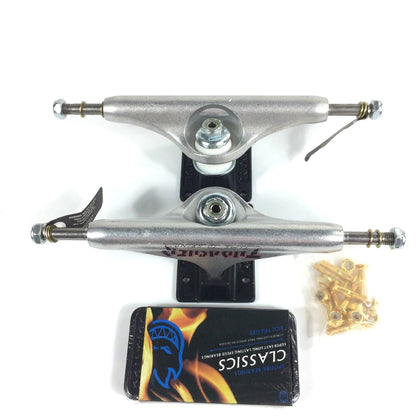 Skateboard Truck 149Mm Size Hollow One Pair High-Grade Metal Bearing Screw Trucks 5.5 Inch