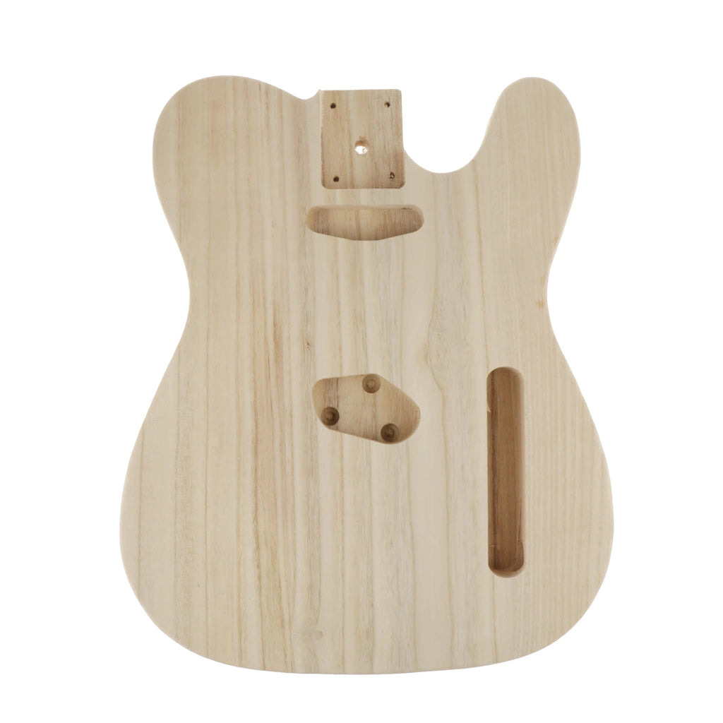 Fine Unfinished Guitar Body Barrel Polished Wood Guitar Handcrafts Replacement Fits for ST Electric Guitar Parts Accessory