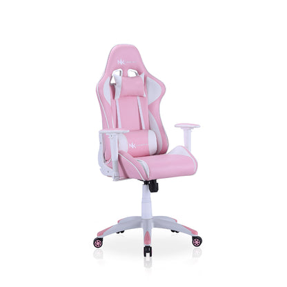 Modern Ergonomic Swivel Gaming Chair (Pink)