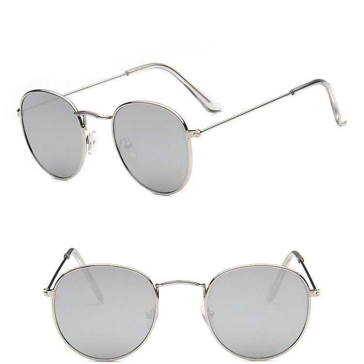 Retro Classic Semi-Rimless Polarized UV400  Sunglasses
