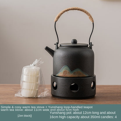 Japanese Style Hand Drawn Warm Tea Stove Set