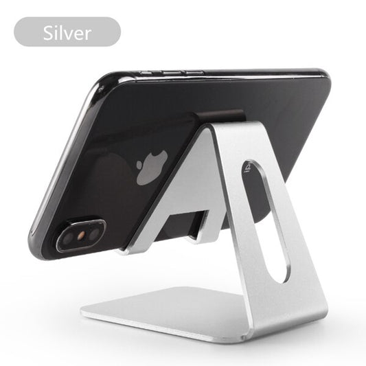 Universal Cell Phone Stand Desk Holder Aluminum Alloy Phone Tablet Bracket for iphone 11 SE 7 8 for iPad Pro Cell Phone Holder