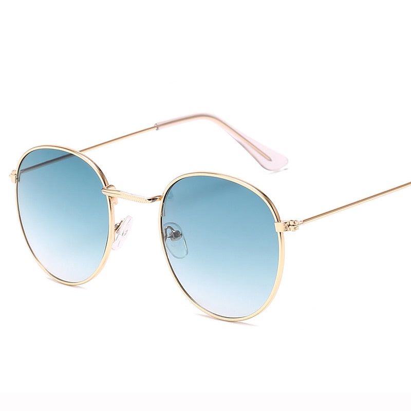 Retro Classic Semi-Rimless Polarized UV400  Sunglasses