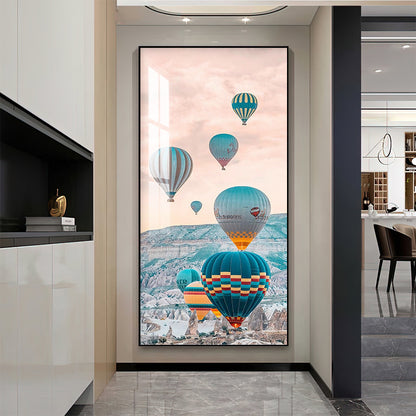 Luxurious Large Gold Aluminum Frame Painting
