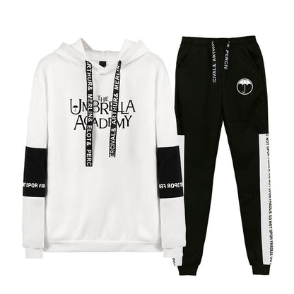 The Umbrella Academy Two Piece Set Women Hoodies+Long Pants Pullover Unisex Harajuku Suit Men Hooded Sweatshirt Tracksuit