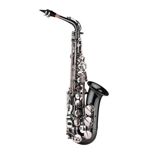 SEASOUND OEM Professional Black Nickel Body Silver Keys Alto Saxophone