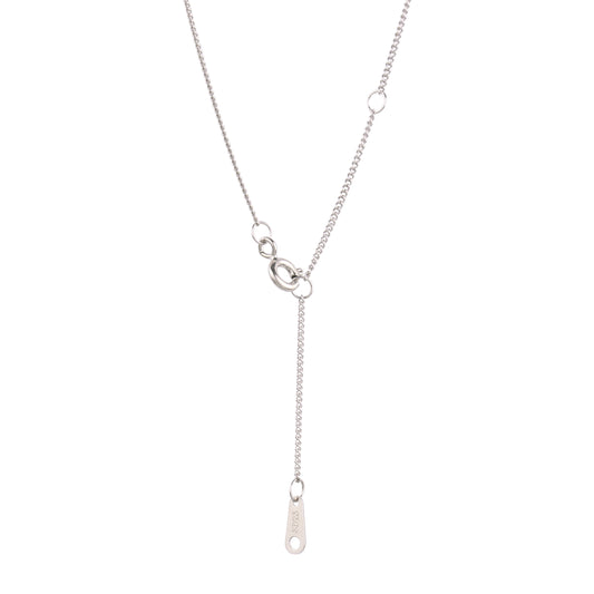 Two Circle Interlocking Pendant Necklace