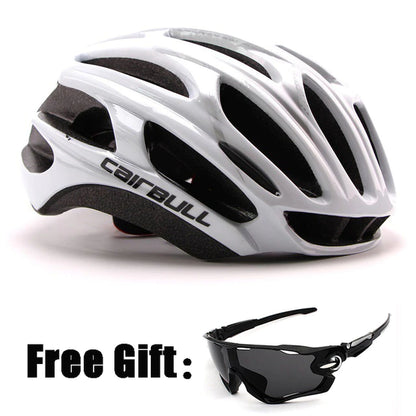 CAIRBULL Bicycle Helmet Road MTB Bike Ultralight Riding Helmet One-Piece Design Mountain Bike Riding Helmet