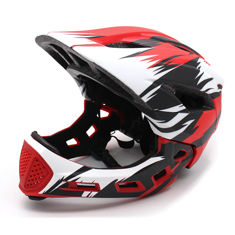 Children Cycling Helmet Detachable Full Face Kids Bike Sports Safety Helmet Child Skateboarding Motorcycle Roller Skating Helmet