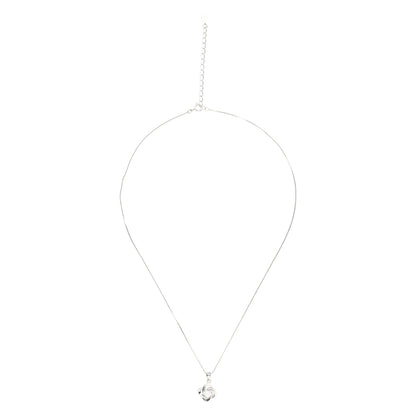 925 Sterling Silver Love Knot Pendant Necklace