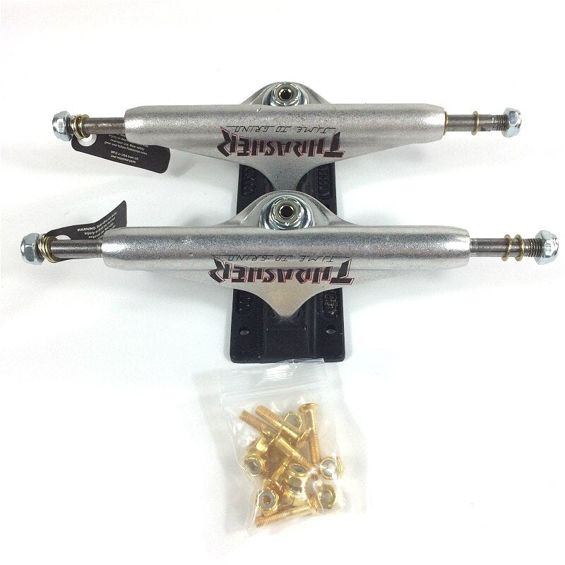 Skateboard Truck 149Mm Size Hollow One Pair High-Grade Metal Bearing Screw Trucks 5.5 Inch