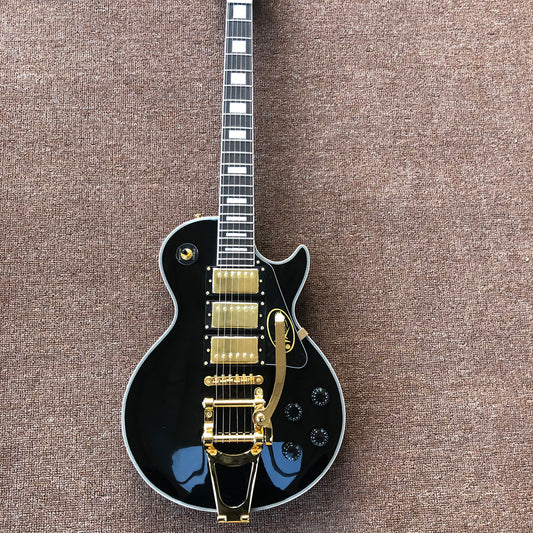 Hot Sale Electric Guitar,Rosewood Fingerboard,White Binding,Gold Hardware,Bigsby Tremolo,High Quality ,Free Shipping