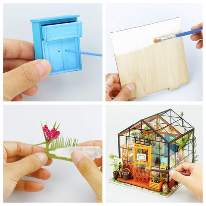 DIY Miniature Cathy's Flower House