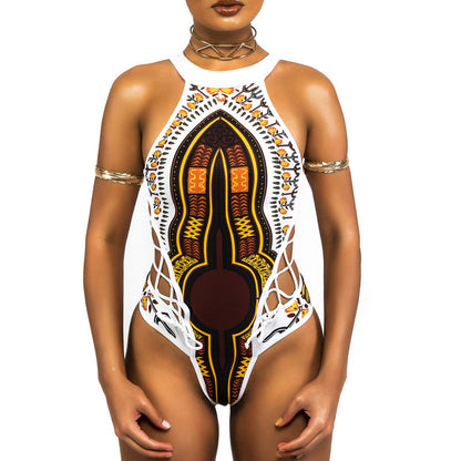 Imani African Print One Piece Swimsuit