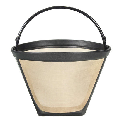 1PC Permanent Reusable #4 Cone Shape Coffee Filter Mesh Basket Stainless