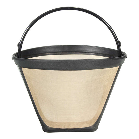 1PC Permanent Reusable #4 Cone Shape Coffee Filter Mesh Basket Stainless