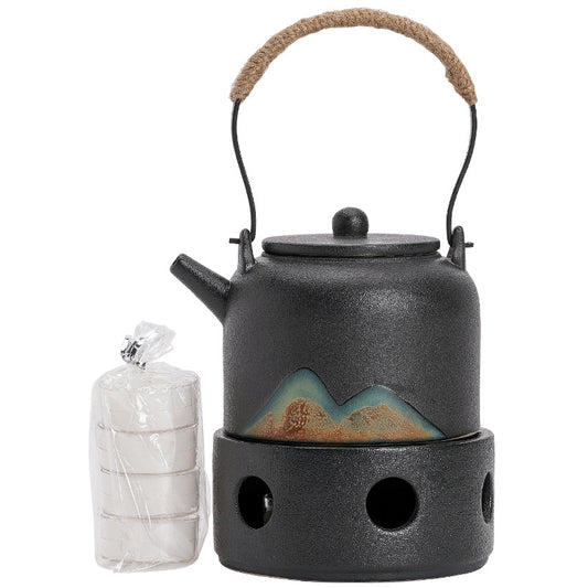 Japanese Style Hand Drawn Warm Tea Stove Set